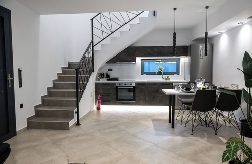 Kymi-Aliveri House | Moderne Villa mit Meerblick Große Terrasse Großer Balkon Neubau 500m vom Strand