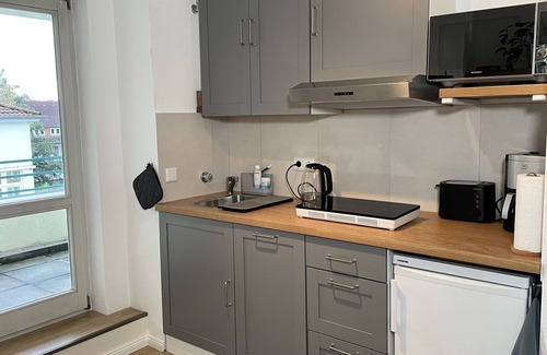 Haarentor Apartment | Modernes Apartment in Oldenburg, in der Nähe von Universität