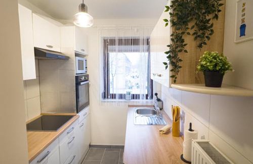 Ellenerbrok-Schevemoor Apartment | Modernes Apartment mit Balkon & Parkplatz, WiFi