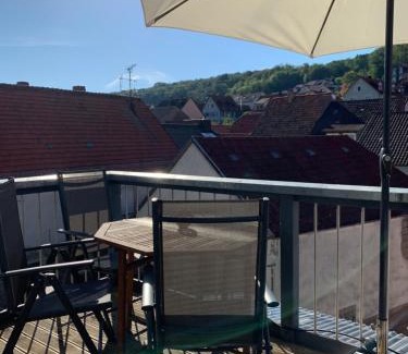 Theilheim Apartment | modernes Penthouse, nahe Würzburg