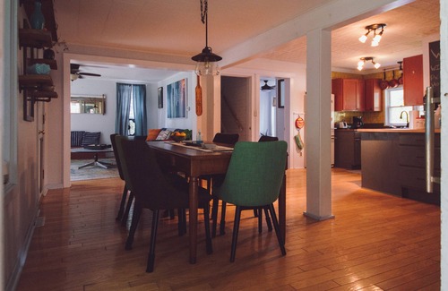 Northport House | Modernized Farmhouse Walkable to the Beach