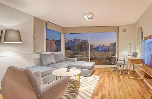 Nunez Apartment | Moderno Penthouse con Terraza y Parrilla Privada