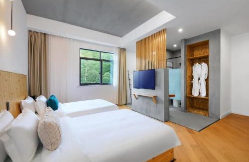 Moganshan Cabin | Moganshan Moshe Yujia River Tracing Family Pool Bed and Breakfast