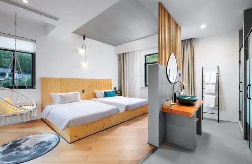 Moganshan Cabin | Moganshan Moshe Yujia River Tracing Family Pool Bed and Breakfast