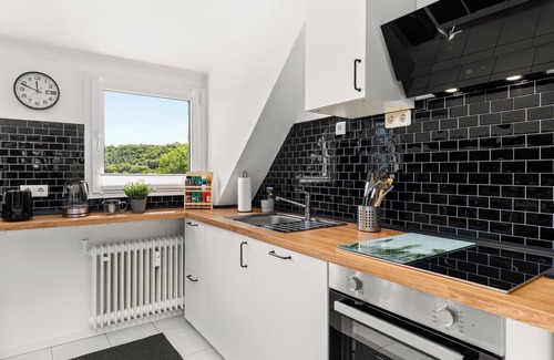 Grundschottel Apartment | MOLA Apartments-Spacious apartment in Wetter up to 6 p., XXL couch, parking, WLAN