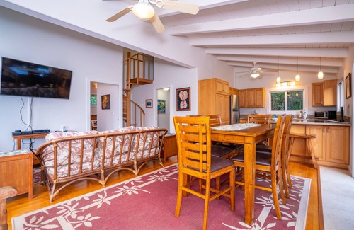 Kilauea Cottage | Moloa'a Bay Cottage: 1 BR, 1 BA Cottage in Anahola, Sleeps 4