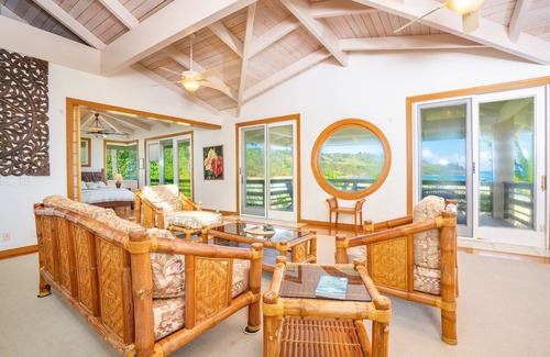 Anahola House | Moloa'a Bay Estate with 2 Homes Steps from Ocean