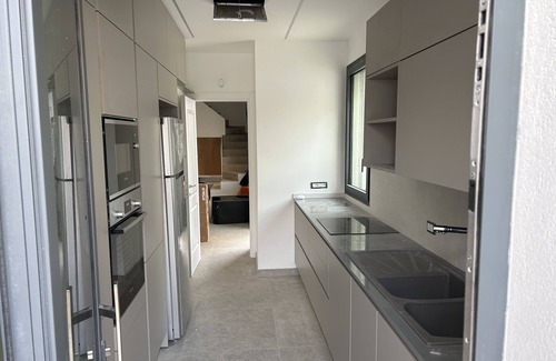 Mondello Villa | Mondello, Villa Blu with swimming pool (7 min from the beach)
