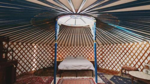 Dunlap House | Mongolian yurt at a nature retreat