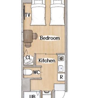 Meieki Apartment | Monica ONE 302号室名古屋駅前