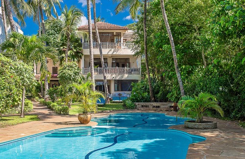 Diani Beach Villa | Monkey Beach House, Beachfront, Ocean Views, Shared Pool, Staff Provided