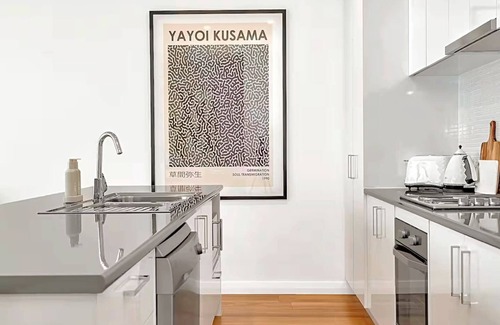 Plympton Apartment | Monochrome Muse Stylish Retreat near CBD and Beach