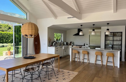 Montecito House | Montecito Ranch House Resort Living Indoor-Outdoor Living Pool + Spa on an Acre