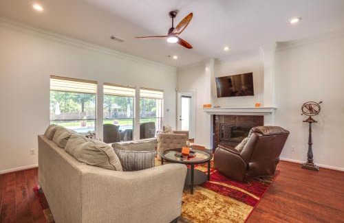 Montgomery House | Montgomery Home with Yard, Pool and Hot Tub!