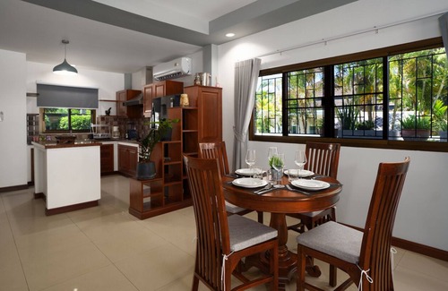 Ban Saiyuan Villa | Montrachet - 2 bedroom villa with large garden and private pool near shops