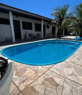 Santa Terezinha House | Morada do Zinho - Piscina, churrasqueira, lareira e 250 metros da praia