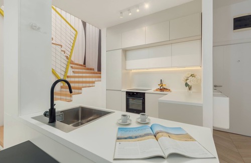 Risan Condo | Mosaic Penthouse Condo with Sea View