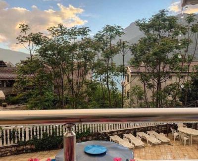 Risan Apartment | Mosaic Penthouse Condo with Sea View