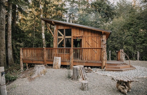 Forks Cabin | Mossquatch Resort - Cabin 1 Upgrade your camping experience!