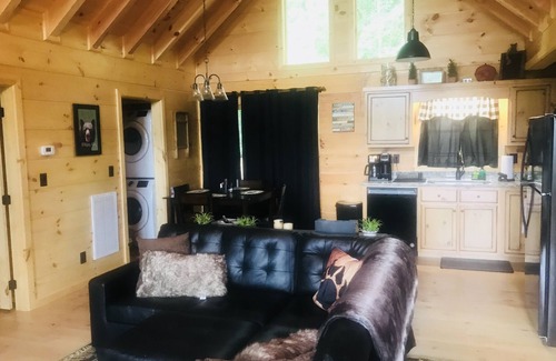 Ellijay Cabin | MOST AMAZING Sunrises! 2 Lux kgs , 2 ba. real log cabin! WIFI, cable, NETFLIX !