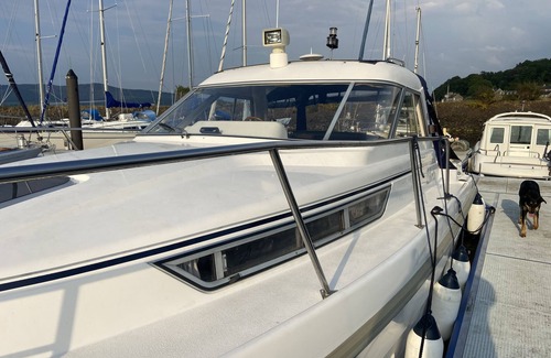 Port Bannatyne Boat Rental | Motor Yacht on Isle of Bute. Ideal for couples, or families. In Marina.