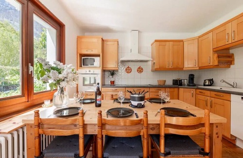 Magland Apartment | Mountain apartment with balcony/terrace. Free parking, workspace.