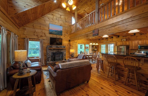 Ferguson Cabin | Mountain Cabin, Great Decks, WiFi, Pool Table, Ping Pong Table, & Foosball
