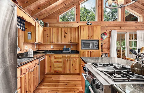 Wolf Laurel Cabin | Mountain Cabin near Asheville*Hot Tub* Snow Skiing*Outdoor Wood Fireplace*