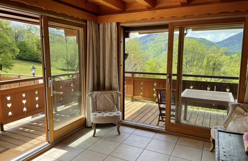 Mieussy Ski Chalet | Mountain chalet with pool & stunning views, close to skiing & summer activities.