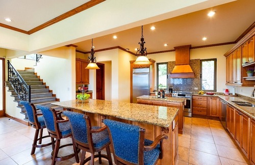 San Miguel Villa | Mountain Luxury Mansion valley and city lights view.