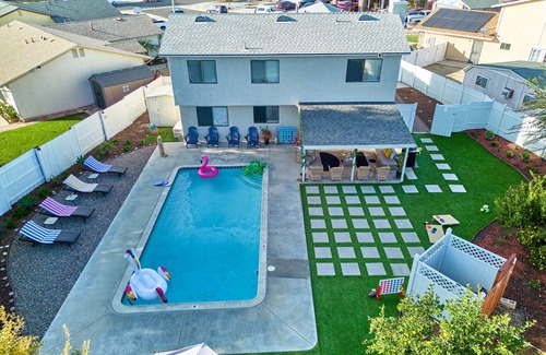 Hemet House | Mountain Oasis Home with Pool- Pet friendly