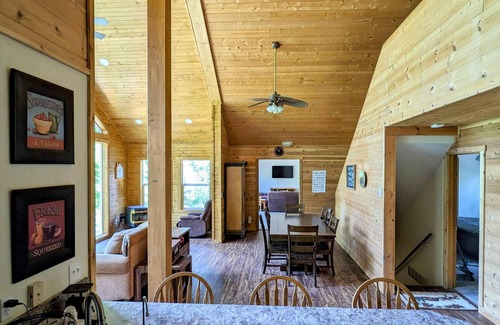 Garden Valley House | Mountain Retreat, Spacious Cabin on 2.5 acres, firepit and trails
