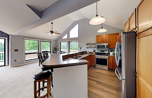 Skyland House | Mountain Songbird | Fireplace, Patio & Balcony | Serene Blue Ridge Views