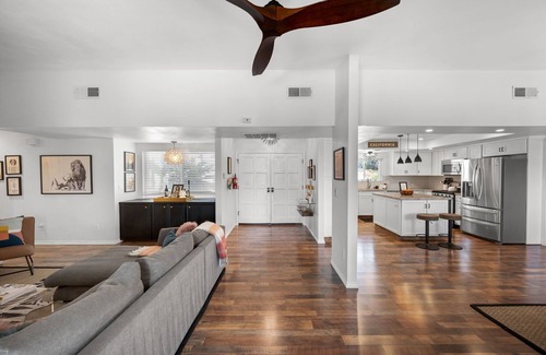 Desert Hot Springs House | Mountain View Oasis - Private Pool, Game Room & Fire Pit Overlooking Coachella Valley