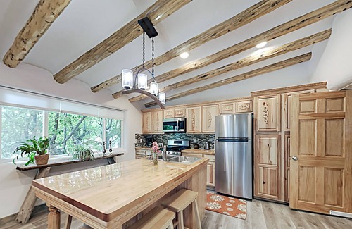 Arroyo Seco Cottage | Mountain-View Adobe on Apple Orchard | Walk to Dining & Waterfall Trail
