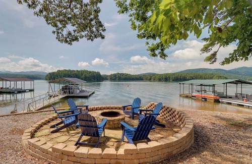 Blue Ridge House | Mountain View Cabin on Lake Blue Ridge: Hot Tub!