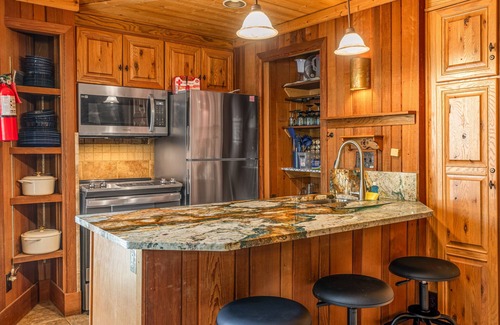Angel Fire Condo | Mountain-view condo with pool, fireplace, gym, games & balcony
