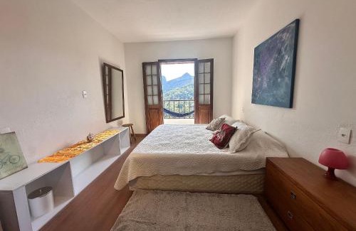 Teresopolis House | Mountain view, fireplace and private hot tub
