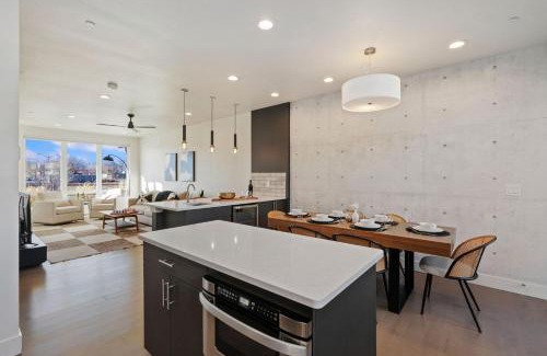 Old Town North House | Mountain View Home with King Beds and Rooftop Deck