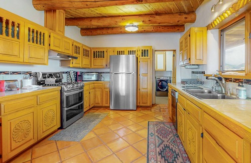El Prado House | Mountain-view home with picture-perfect panoramas on 2 acres & indoor hot tub