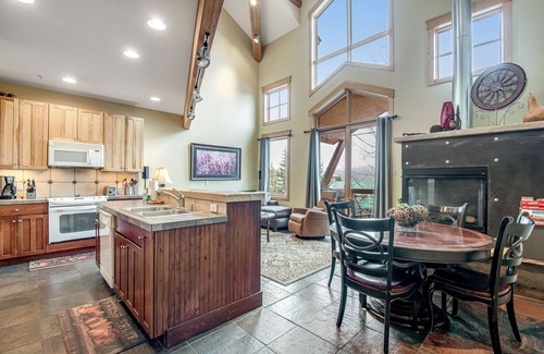 Dillon House | Mountain View Townhome w/Private Deck, Gas Grill, WiFi, & Gas Fireplace