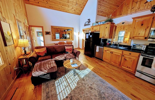Cleveland Cabin | Mountain Views! 3 Acre privacy, Fiber Optic Internet and more!