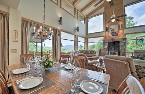 Bryson City House | Mountain Views and Deck Spacious Bryson City Home!