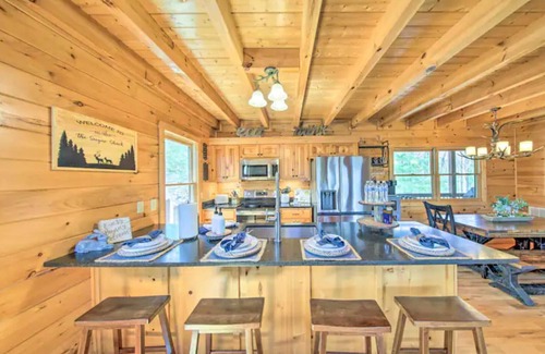 Mineral Bluff Cabin | Mountain views, hot tub, pet friendly