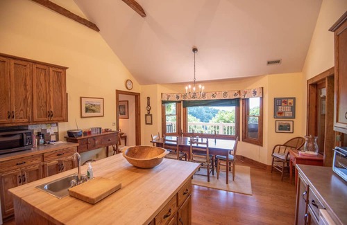 Grassy Creek Cabin | Mountain Views - Indoor & Outdoor Wood Burning Fireplaces - Close to Grayson Highlands