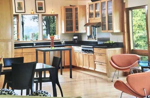 Shattuckville House | Mountaintop Modern Home, spacious living areas, outdoor venues & lovely vistas