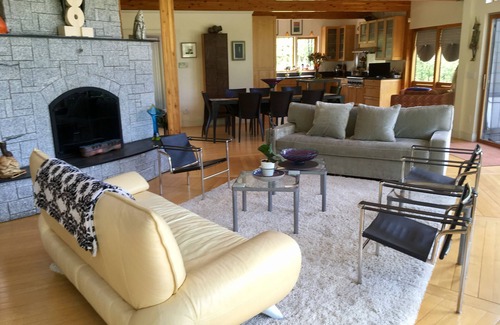 Shattuckville House | Mountaintop Modern Home, spacious living areas, outdoor venues & lovely vistas