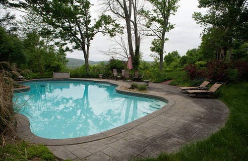 Schooleys Mountain Villa | Mountaintop Villa with Stunning views 13 acres with pool.
