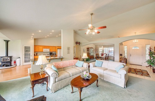 Bonners Ferry House | Moyie Springs Home w/Views, Near Kootenay River!