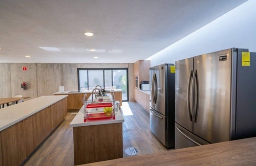 Downtown Queretaro Apartment | +MS +Loft Coworking Vigilancia 24hrs Internet